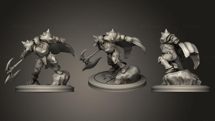 Military figurines (Darius, STKW_0792) 3D models for cnc